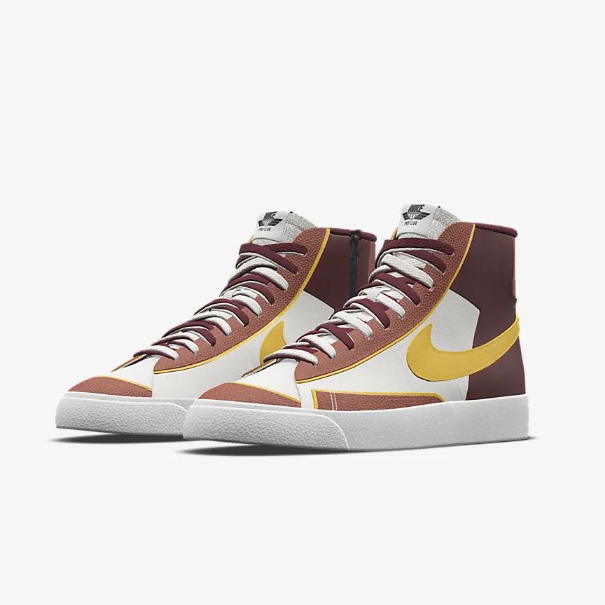 Giày Nike Blazer Mid '77 Unlocked By You Nam Nâu